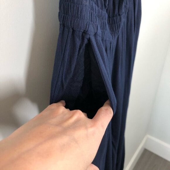 Aritzia Sunday  Best Pure Indigo Tabata Jumpsuit Size XXS - Picture 4 of 9